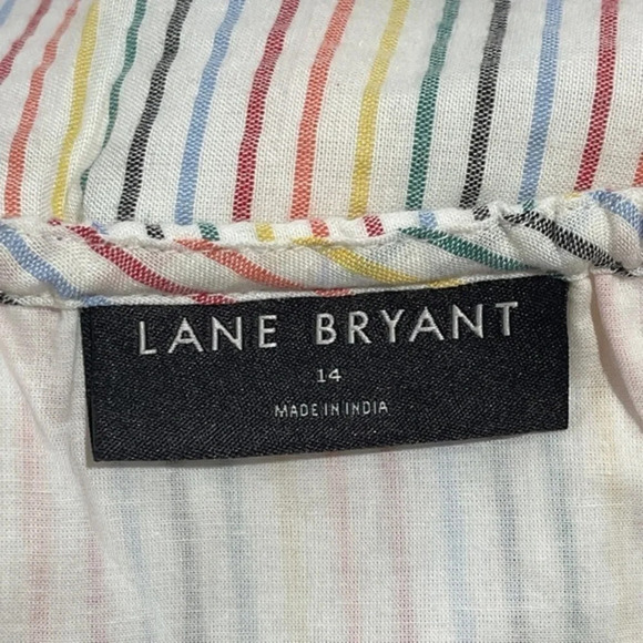 Lane Bryant Striped Tank Top - Multicolor - Picture 6 of 8